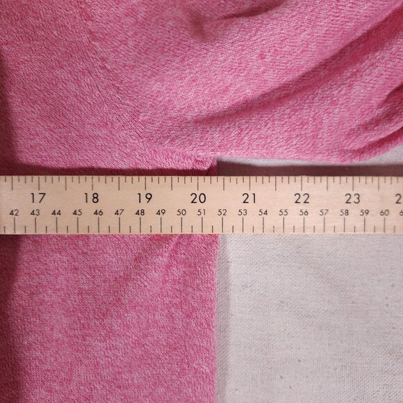 Croft & Barrow Womens Cardigan Sweater L Heather Pink Open Front Layering Preppy - Picture 5 of 16
